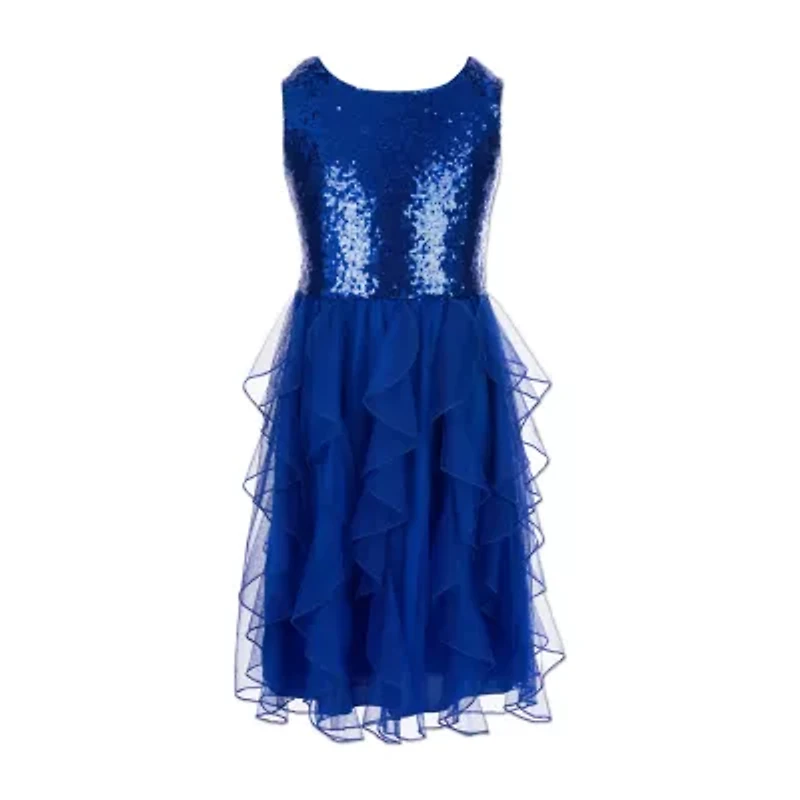 Speechless Little & Big Kid Girls Sleeveless A-Line Dress