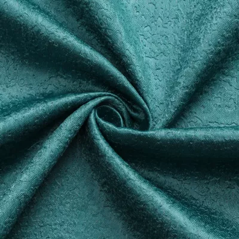 Regal Home Vista Embossed Grommet Top Energy Saving Blackout Set of 2 Curtain Panel