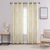 Regal Home Hardy Grommet Top Blackout Set of 2 Curtain Panel