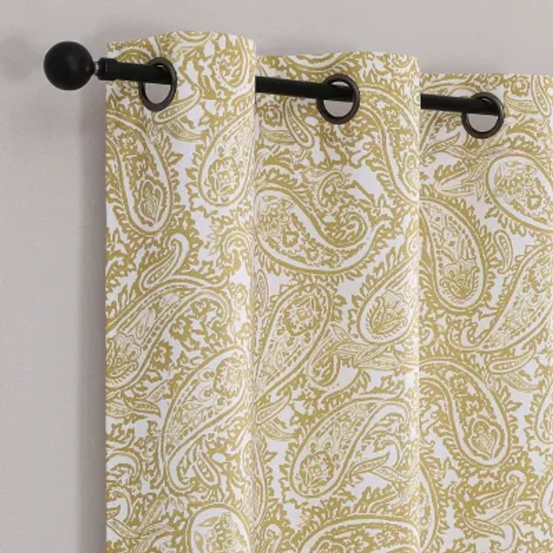 Regal Home Hardy Grommet Top Blackout Set of 2 Curtain Panel