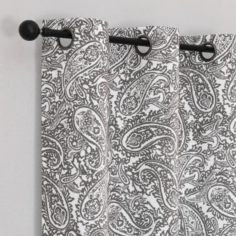 Regal Home Hardy Grommet Top Blackout Set of 2 Curtain Panel