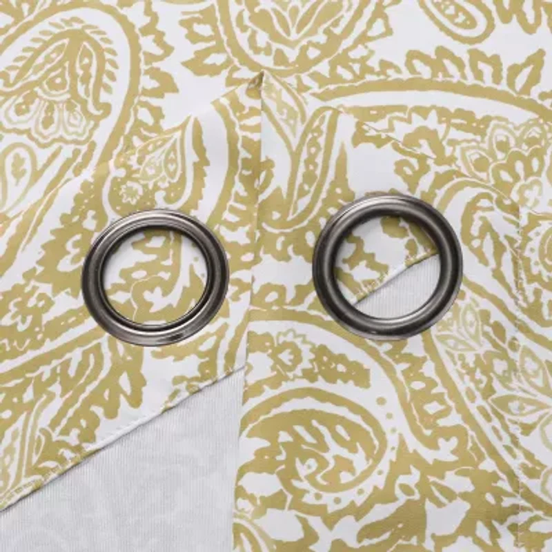 Regal Home Hardy Grommet Top Blackout Set of 2 Curtain Panel
