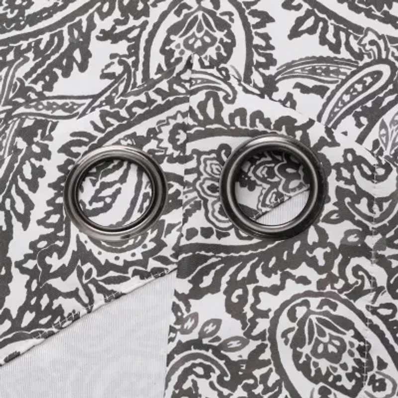 Regal Home Hardy Grommet Top Blackout Set of 2 Curtain Panel