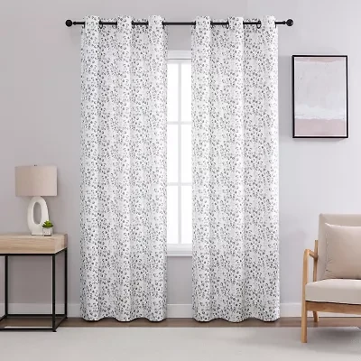 Regal Home Colin Grommet Top Blackout Set of 2 Curtain Panel