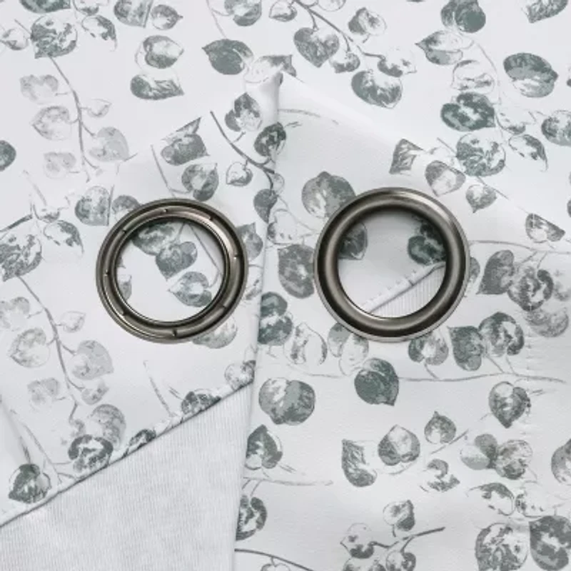 Regal Home Colin Grommet Top Blackout Set of 2 Curtain Panel