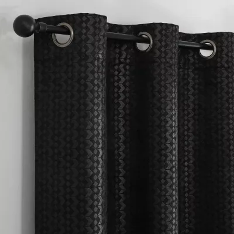 Regal Home Callisto Grommet Top Blackout Set of 2 Curtain Panel