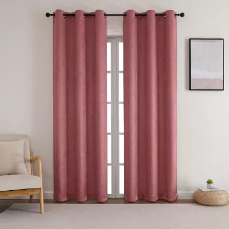 Sarah Grommet Top Blackout Set of 2 Curtain Panel