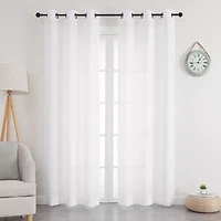 Newton Grommet Top Sheer Set of 2 Curtain Panel