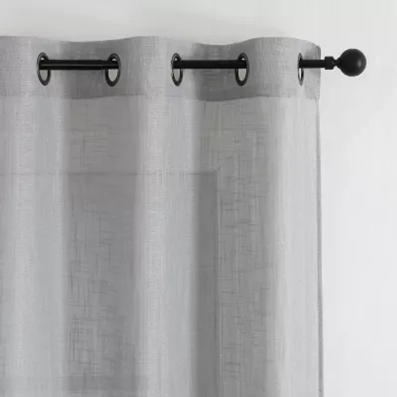 Newton Grommet Top Sheer Set of 2 Curtain Panel