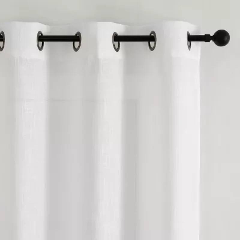 Newton Grommet Top Sheer Set of 2 Curtain Panel