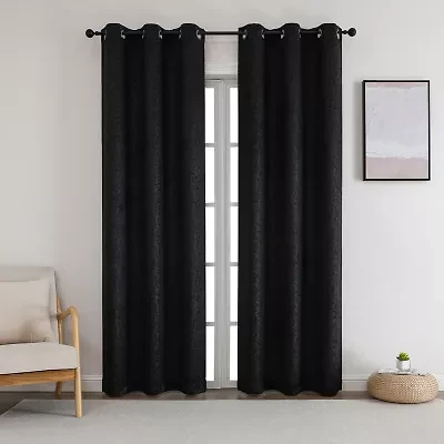 Ansel Grommet Top Blackout Set of 2 Curtain Panel