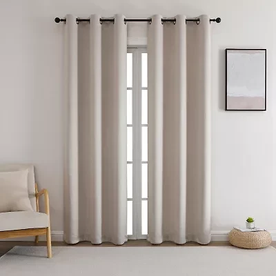 Mylon Grommet Top Blackout Set of 2 Curtain Panel