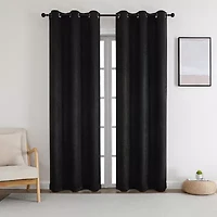 Mylon Grommet Top Blackout Set of 2 Curtain Panel