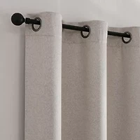 Mylon Grommet Top Blackout Set of 2 Curtain Panel