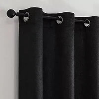 Mylon Grommet Top Blackout Set of 2 Curtain Panel