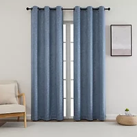 Roosevelt Grommet Top Blackout Set of 2 Curtain Panel