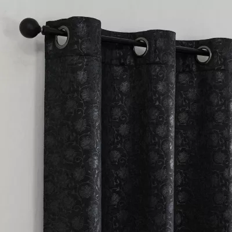 Roosevelt Grommet Top Blackout Set of 2 Curtain Panel