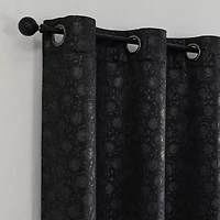 Roosevelt Grommet Top Blackout Set of 2 Curtain Panel