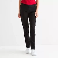 IZOD Womens Juniors Skinny Flat Front Pant