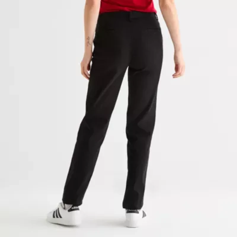 IZOD Womens Straight Juniors Flat Front Pant