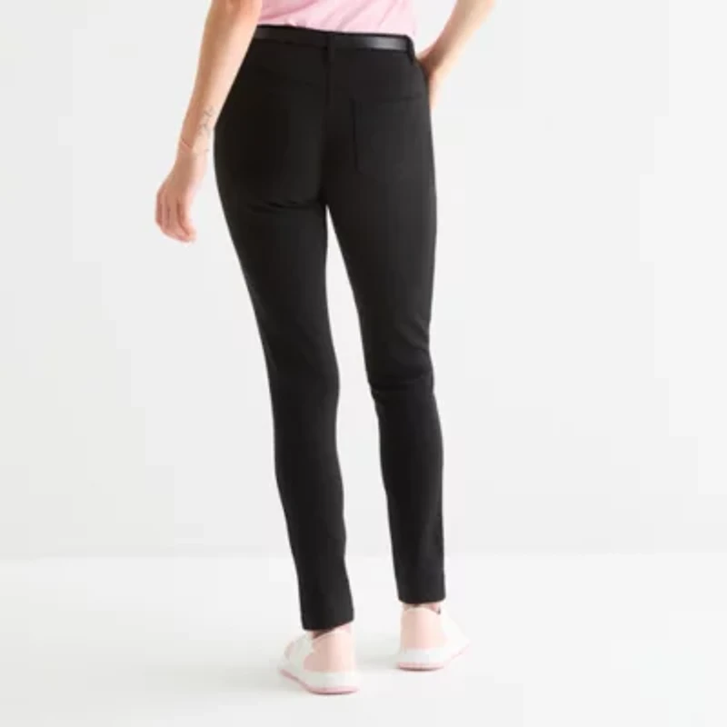 IZOD Womens Juniors Skinny Pull-On Pant