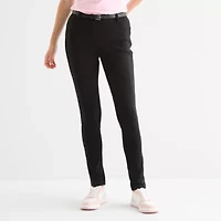 IZOD Womens Juniors Skinny Pull-On Pant
