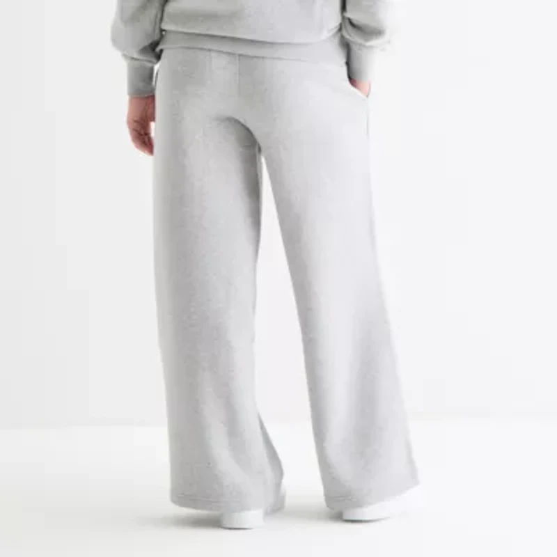 Arizona Womens Juniors Wide Leg Pull-On Pant