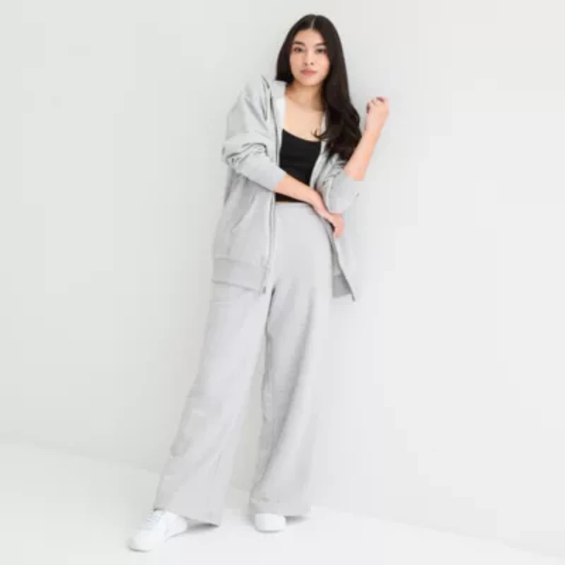 Arizona Womens Juniors Wide Leg Pull-On Pant