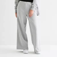 Arizona Womens Juniors Wide Leg Pull-On Pant