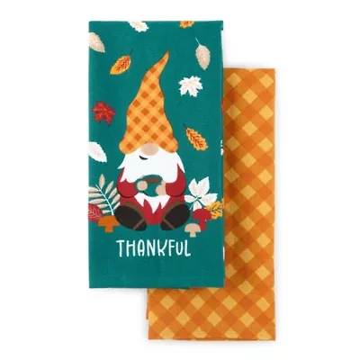 Layerings Thankful Gnome 2-pc. Kitchen Towel Set