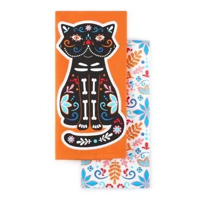 Layerings Talavera Cat 2-pc. Kitchen Towel Set