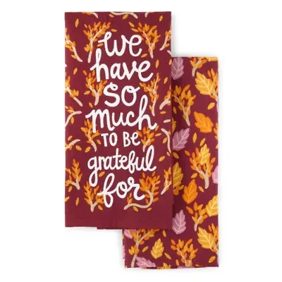 Layerings Fall Grateful 2-pc. Kitchen Towel Set
