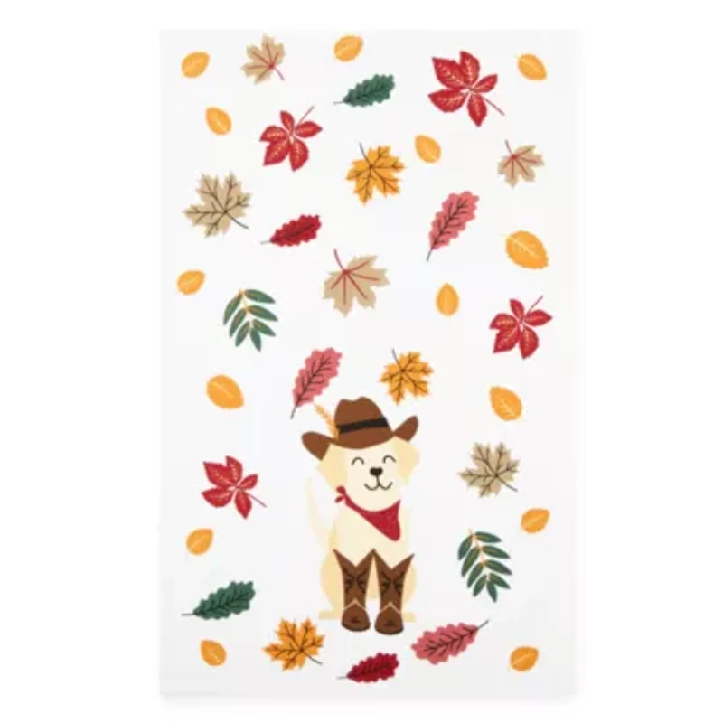 Layerings Fall Country Dog 2-pc. Kitchen Towel Set