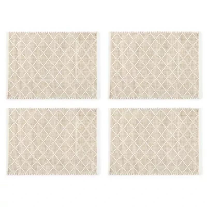 Linden Street Jute And Cotton 4-pc. Placemat