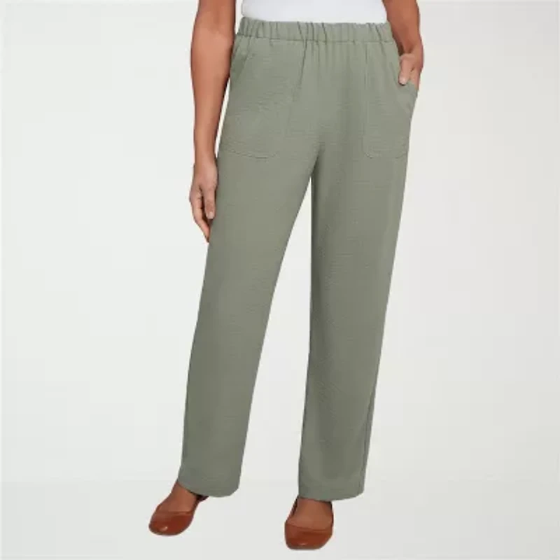 Alfred Dunner Copper Canyon Womens Straight Pull-On Pant