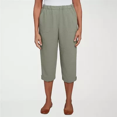 Alfred Dunner Copper Canyon Womens Straight Fit Capri Pant