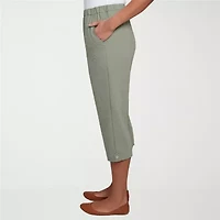 Alfred Dunner Copper Canyon Womens Straight Fit Capri Pant