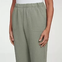 Alfred Dunner Copper Canyon Womens Straight Fit Capri Pant