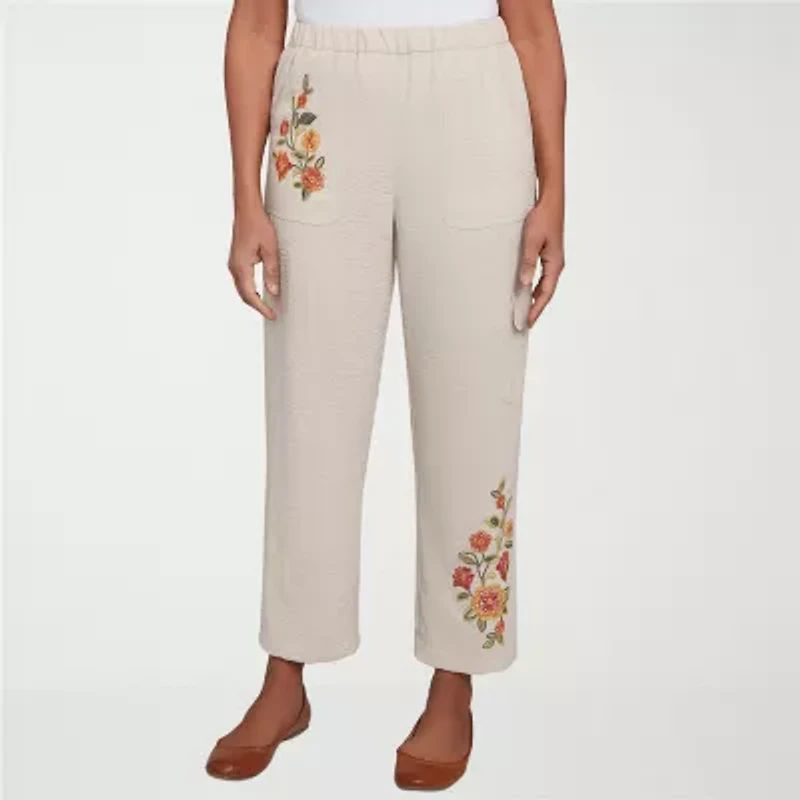 Alfred Dunner Copper Canyon Womens Straight Ankle Pant
