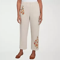 Alfred Dunner Copper Canyon Womens Straight Ankle Pant