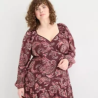 Frye and Co. Womens Floral Maxi Dress Plus