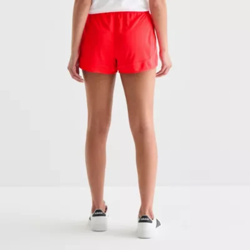 adidas Womens Mid Rise Moisture Wicking Active Pull-On Short