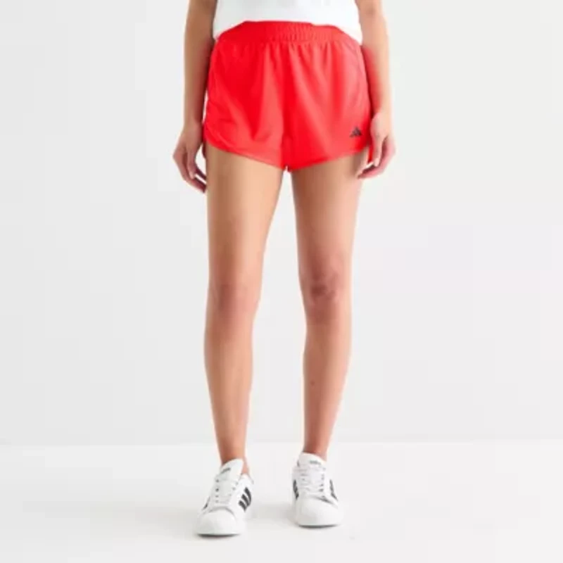 adidas Womens Mid Rise Moisture Wicking Active Pull-On Short