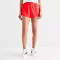 adidas Womens Mid Rise Moisture Wicking Active Pull-On Short