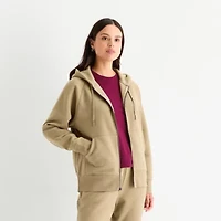 Xersion Womens Super Soft Fleece Full Zip Hoodie