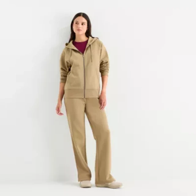 Xersion Womens Super Soft Fleece Full Zip Hoodie Brazos Mall