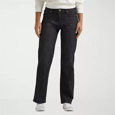 Lee Legendary Relax Fit Jean Stretch Fabric Womens Mid Rise Relaxed