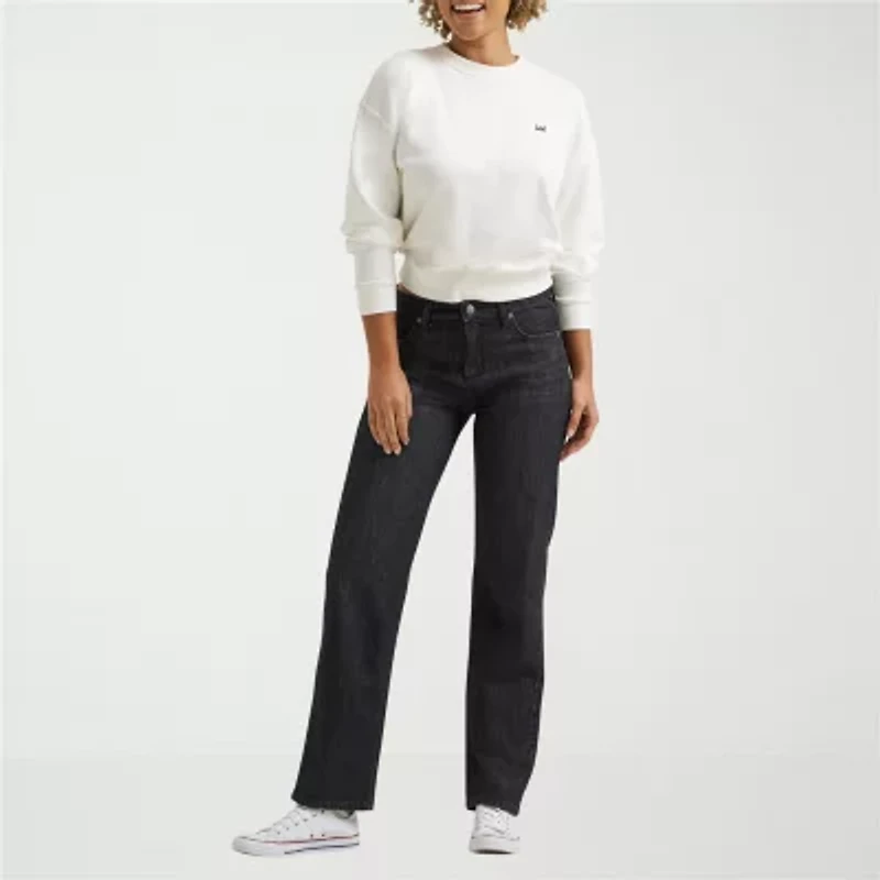 Lee Legendary Relax Fit Jean Stretch Fabric Womens Mid Rise Relaxed