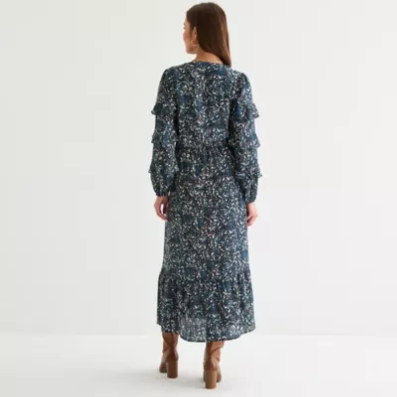 Frye and Co. Womens Floral Maxi Dress