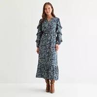 Frye and Co. Womens Floral Maxi Dress